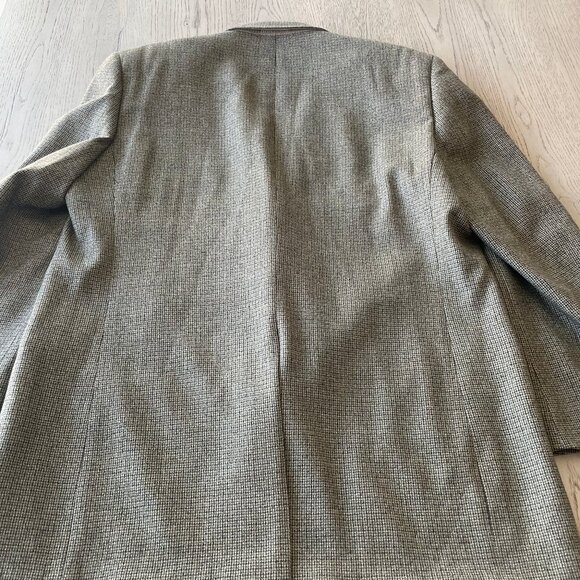 Men's Macy's Club Room Tan Wool / Cashmere Blend Blazer - 46 L - Picture 6 of 6